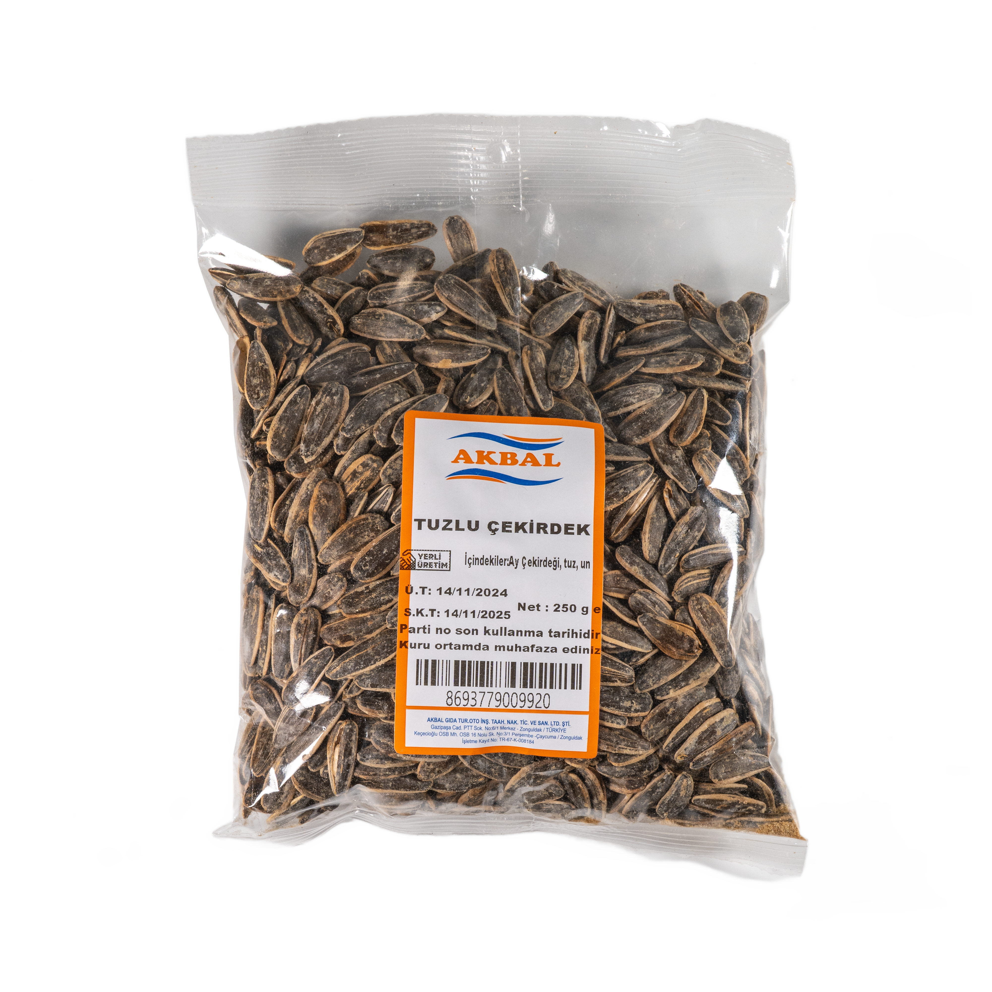 SİYAH ÇEKİRDEK TUZLU 250 GR